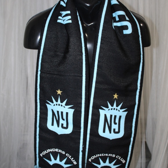 Ruffneck Founders Club NJ/NJ Gotham FC Scarf.  Sz. 6.5" x 64" - Picture 1 of 11